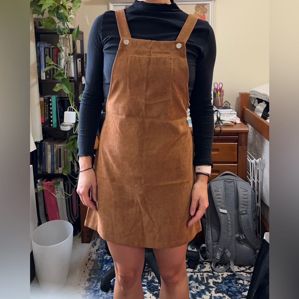Brown Corduroy Dress